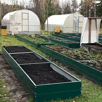 Высокая зеленая грядка (0,5 х 1,5)